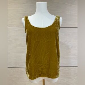 Velvet Ochre Tank Top